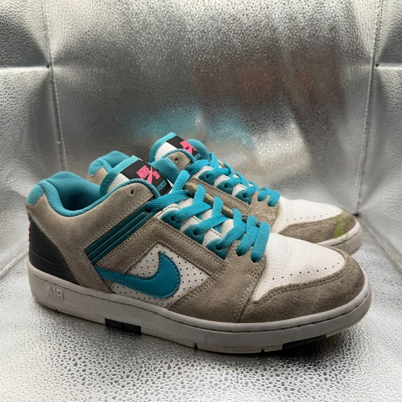 Size 9‎ Nike SB Air Force 2 Low Nebula Blue Mens Athletic Sneakers AO0300-101 main image 5